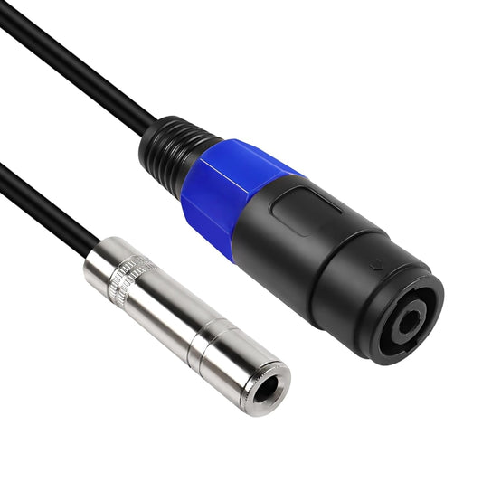 4 Core Ommus Female To 6.35mm Female Audio Cable(0.5m) - Microphone Audio Cable & Connector by buy2fix | Online Shopping UK | buy2fix