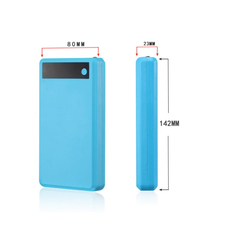 Q6 Removable 6 Sections 18650 Battery Box Charger Case, Style: Ordinary(Blue) - Battery Storage Box by buy2fix | Online Shopping UK | buy2fix