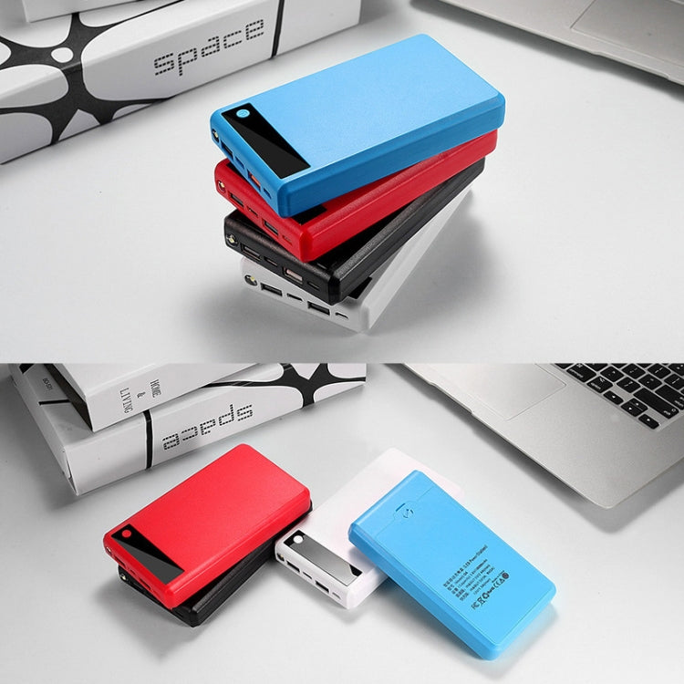 Q6 Removable 6 Sections 18650 Battery Box Charger Case, Style: Ordinary(Blue) - Battery Storage Box by buy2fix | Online Shopping UK | buy2fix