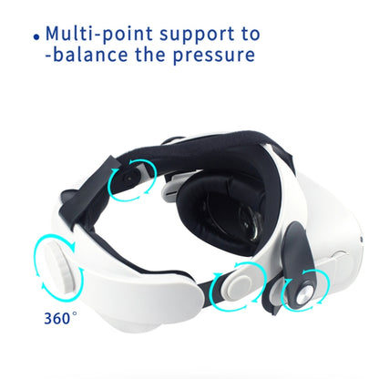 For Meta Quest 2 VR Glasses Adjustable Improve Comfort Elite Head Strap - VR Accessories by buy2fix | Online Shopping UK | buy2fix