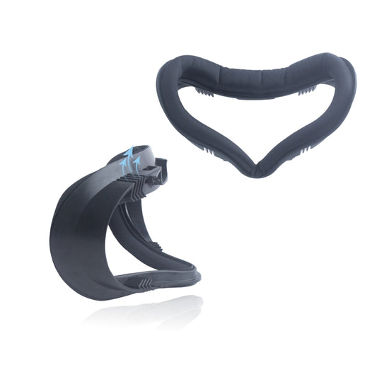 For Meta  Quest 2 VR Headset Anti-sweat Eye Mask VR Facial Interface Bracket Cover(Black) - VR Accessories by buy2fix | Online Shopping UK | buy2fix