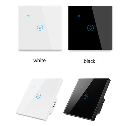 ZigBee 20A Water Heater Switch Black High Power Time Voice Control EU Plug - Smart Switch by buy2fix | Online Shopping UK | buy2fix
