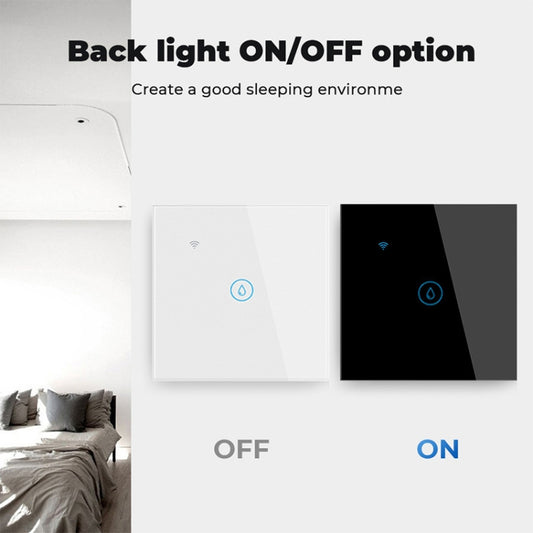 Tuya ZigBee 40A Smart High Power Water Heater Light Air Conditioner Switch Time Voice Remote Control(Black) - Smart Switch by buy2fix | Online Shopping UK | buy2fix