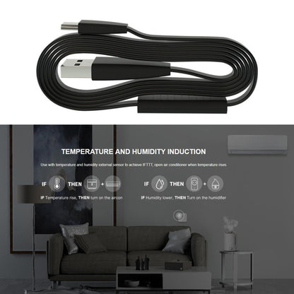 HTS2 Temperature And Humidity Smart Sensor For Bestcon RM4 Pro / RM4 Mini(Black) - Smart Switch by buy2fix | Online Shopping UK | buy2fix