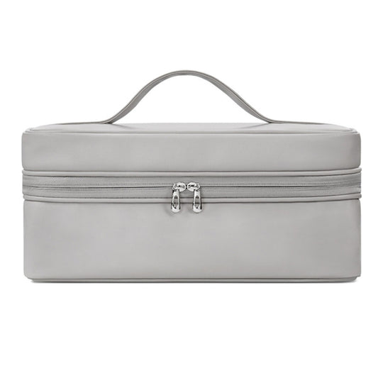 Baona BN-DS006 for Dyson Airwrap Multifunctional PU Leather Storage Bag(Grey) - For Dyson Accessories by Baona | Online Shopping UK | buy2fix