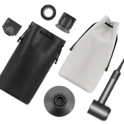 Baona DS-003 for Dyson Hair Dryer Complete Accessories PU Storage Bag(Grey) - For Dyson Accessories by Baona | Online Shopping UK | buy2fix