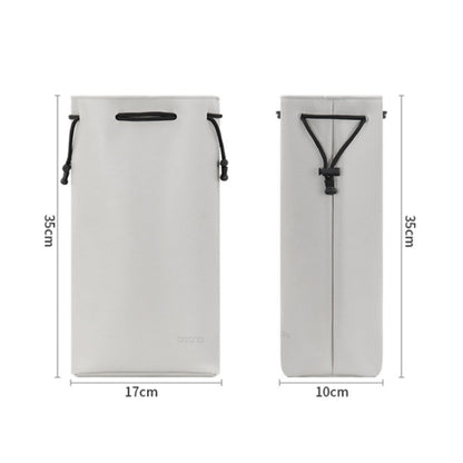 Baona DS-003 for Dyson Hair Dryer Complete Accessories PU Storage Bag(Grey) - For Dyson Accessories by Baona | Online Shopping UK | buy2fix