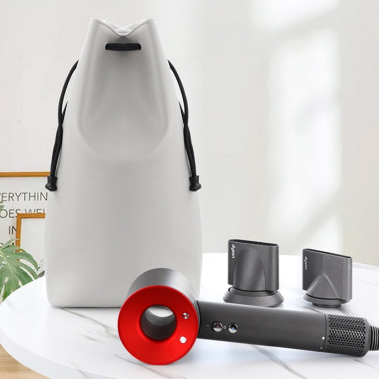 Baona DS-003 for Dyson Hair Dryer Complete Accessories PU Storage Bag(Grey) - For Dyson Accessories by Baona | Online Shopping UK | buy2fix