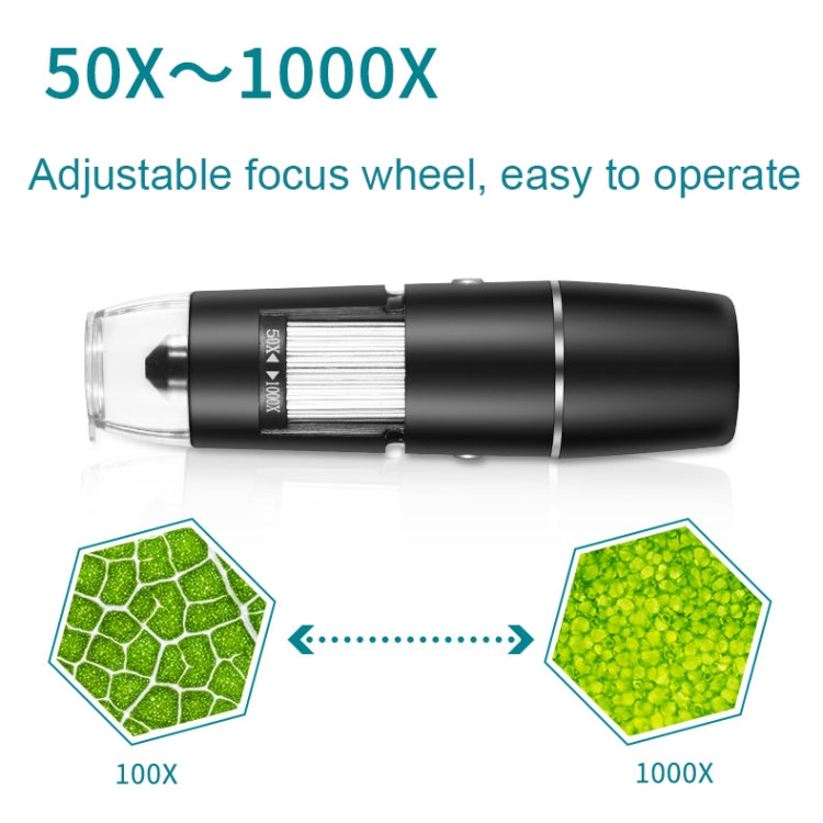 50X-1000X Wireless WIFI Connection LED Light Portable Digital Microscope, Specification: W05 - Digital Microscope by buy2fix | Online Shopping UK | buy2fix
