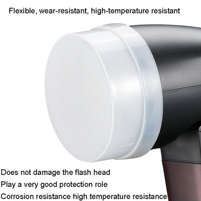 Round Light Head Universal SLR Camera Top Hot Shoe Light Soapbox, For Godox V1/AD100Pro/AD200/AD200Pro(Blue) by buy2fix