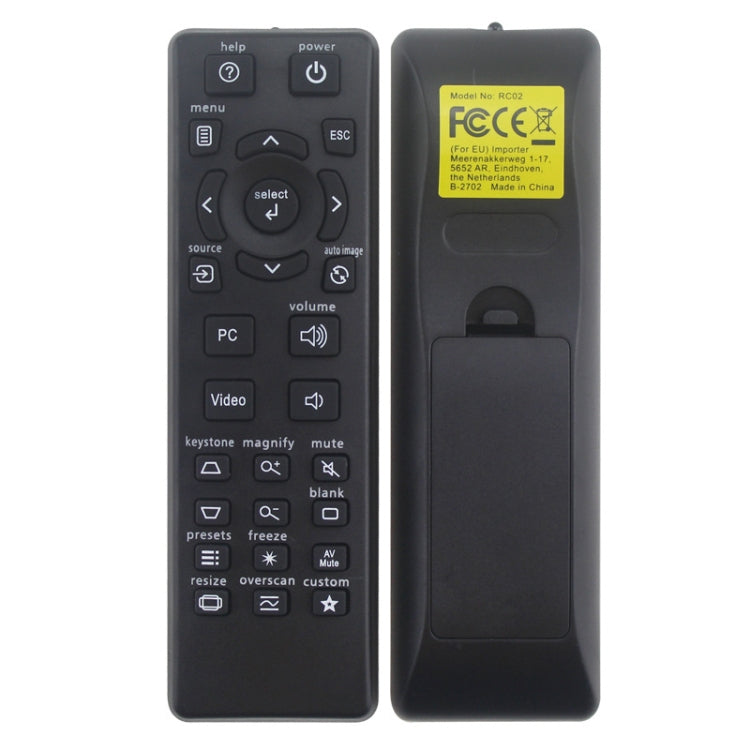For InFocus IN112 IN114 IN124 IN3136 Projector 2pcs Remote Control - Accessories & Parts by buy2fix | Online Shopping UK | buy2fix