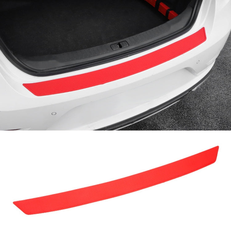Car Trunk Anti-collision Strip Threshold Decoration Protection Sticker(Rhombus Red) by buy2fix