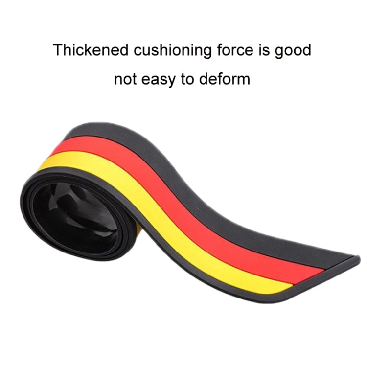 Car Trunk Anti-collision Strip Threshold Decoration Protection Sticker(Rhombus Black) by buy2fix