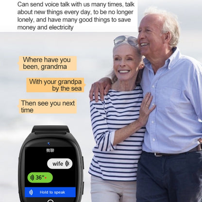 D300 1.54 inch IPS Screen Smart Watch, Support Tracking and Positioning & 4G Video Call(No Body Temperature Version) by buy2fix