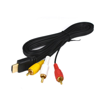 HDMI To AV/3RCA TV Audio Video Cable(1.5m) - Converter by buy2fix | Online Shopping UK | buy2fix