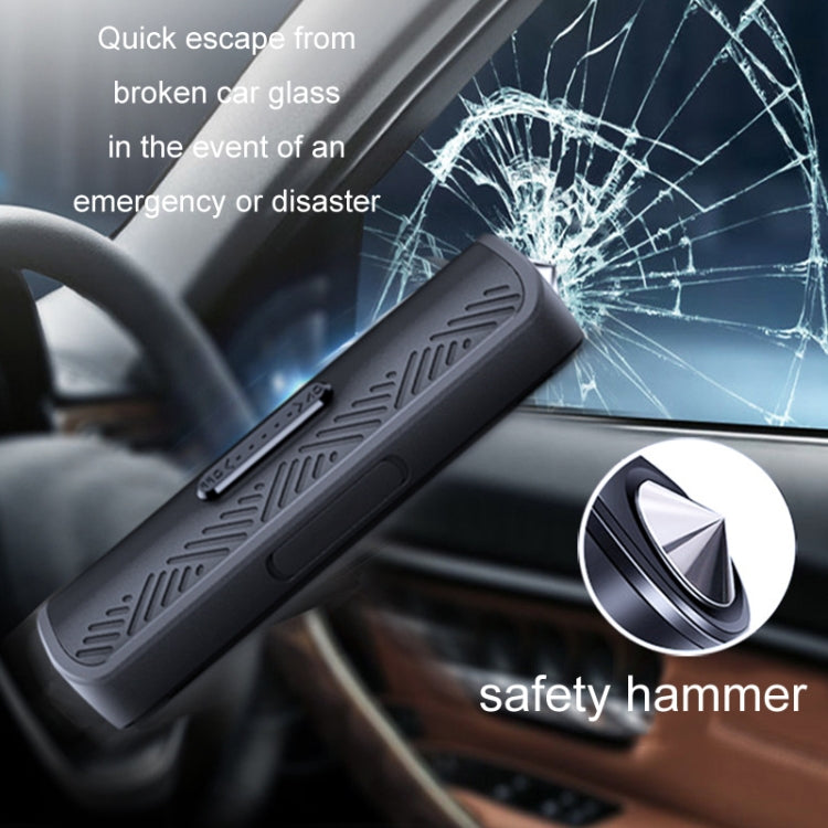 Vehicle Safety Hammer Temporary Parking Phone Number Plate(Black) by buy2fix