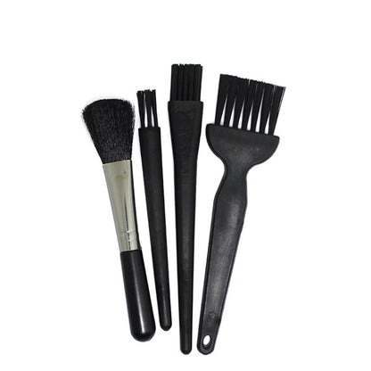 4pcs/set (3 Hard Hair+1 Soft Hair) Computer Keyboard Screen Camera Lens Digital Equipment Cleaning Brush by buy2fix
