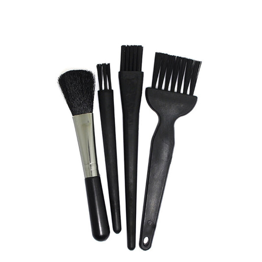4pcs/set (3 Hard Hair+1 Soft Hair) Computer Keyboard Screen Camera Lens Digital Equipment Cleaning Brush by buy2fix