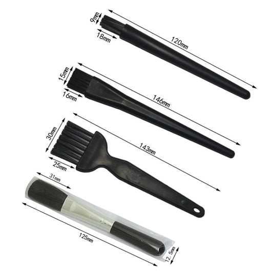 4pcs/set (4 Hard Hair) Computer Keyboard Screen Camera Lens Digital Equipment Cleaning Brush by buy2fix