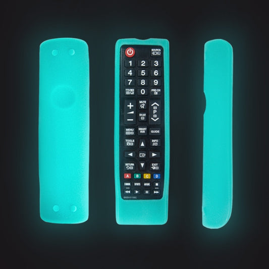 For Samsung BN59-01303A/01199F 2pcs Remote Control Case(Fluorescent Blue) - Remote Control Covers by buy2fix | Online Shopping UK | buy2fix