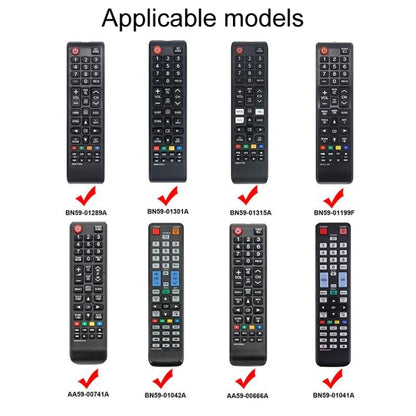 For Samsung BN59-01303A/01199F 2pcs Remote Control Case(Blue) - Remote Control Covers by buy2fix | Online Shopping UK | buy2fix