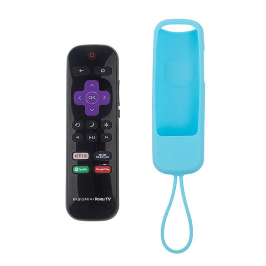 For TCL Roku 3600R/3900/Voice RCAL7R 2pcs Remote Control Silicone Case(Blue) - Remote Control Covers by buy2fix | Online Shopping UK | buy2fix
