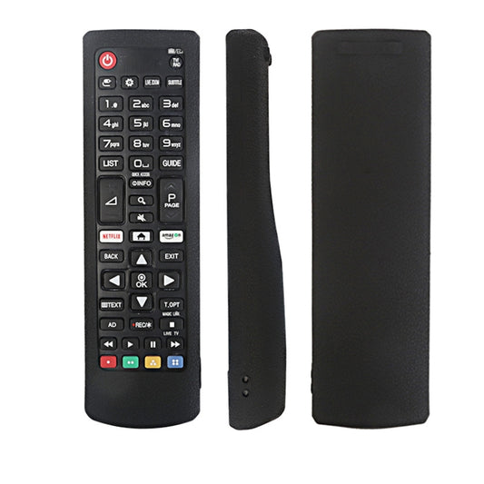 For LG 2pcs Remote Control Drop-Proof Protection Case(Black) - Remote Control Covers by buy2fix | Online Shopping UK | buy2fix