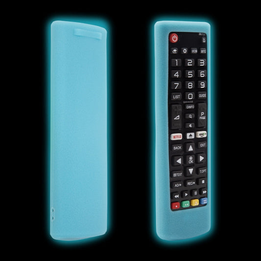 For LG 2pcs Remote Control Drop-Proof Protection Case(Luminous Blue) - Remote Control Covers by buy2fix | Online Shopping UK | buy2fix
