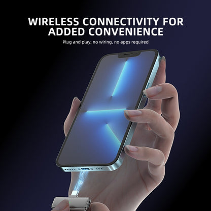 S16-S One To Two Black Digital Display Wireless Lavalier Microphone With Charging Compartment,Spec: 8 Pin Interface - Microphone by buy2fix | Online Shopping UK | buy2fix