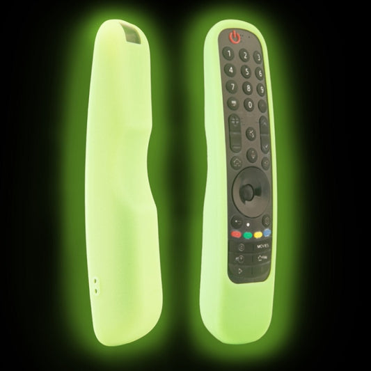For LG MR21GA/MR21GC 2pcs Remote Control Silicone Case(Fluorescent Green) - Remote Control Covers by buy2fix | Online Shopping UK | buy2fix