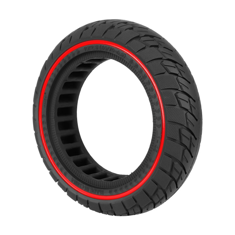 For Ninebot Max G30 10 X 2.5 Inch  (60/70-6.5) Scooter Solid Rubber Tire Red Line - Accessories & Parts by buy2fix | Online Shopping UK | buy2fix