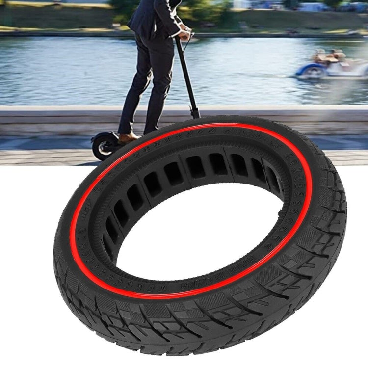 For Ninebot Max G30 10 X 2.5 Inch  (60/70-6.5) Scooter Solid Rubber Tire Red Line - Accessories & Parts by buy2fix | Online Shopping UK | buy2fix