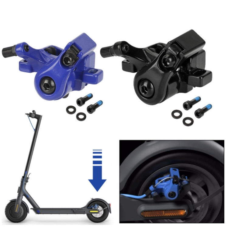 For Xiaomi  Electric Scooter 3/ 4 Pro Rear Wheel Disc Brake Calipers(Blue) - Accessories & Parts by buy2fix | Online Shopping UK | buy2fix