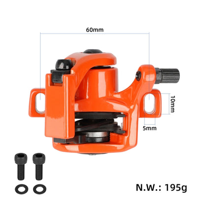 For Xiaomi  Electric Scooter 3/ 4 Pro Rear Wheel Disc Brake Calipers(Orange) - Accessories & Parts by buy2fix | Online Shopping UK | buy2fix