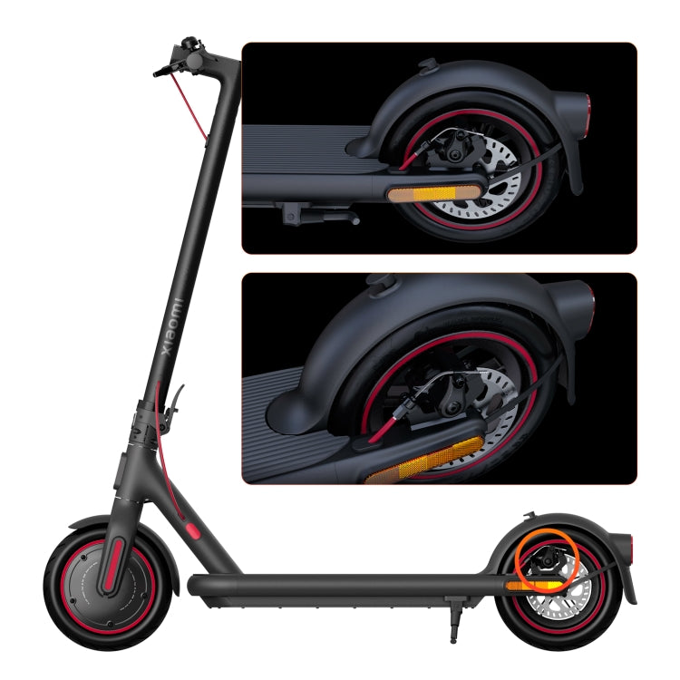 For Xiaomi  Electric Scooter 3/ 4 Pro Rear Wheel Disc Brake Calipers(Black) - Accessories & Parts by buy2fix | Online Shopping UK | buy2fix