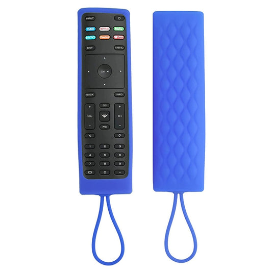 For Vizio XRT136/XRT140 2pcs Remote Control Silicone Case(Blue) - Remote Control Covers by buy2fix | Online Shopping UK | buy2fix