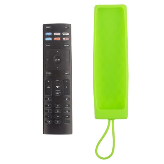 For Vizio XRT136/XRT140 2pcs Remote Control Silicone Case(Fluorescent Green) - Remote Control Covers by buy2fix | Online Shopping UK | buy2fix