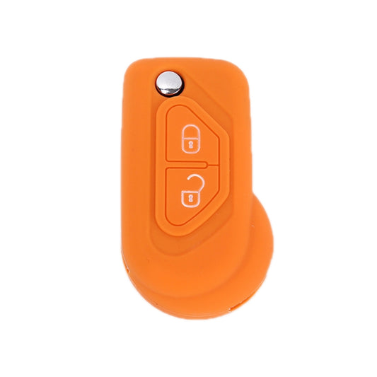 For Citroen C5/Elysee 2pcs Silicone Key Protector(Orange) - Car Key Cases by buy2fix | Online Shopping UK | buy2fix