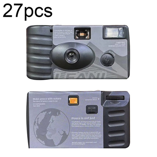 27pcs LFANI Retro Film Camera Waterproof Cartoon Decorative Stickers without Camera - Children Cameras by buy2fix | Online Shopping UK | buy2fix