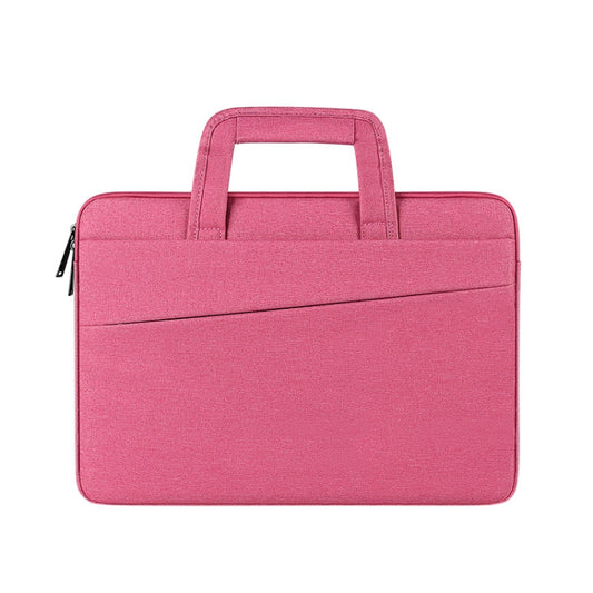 ST03 Waterproof Laptop Storage Bag Briefcase Multi-compartment Laptop Sleeve, Size: 13.3 inches(Rose Pink) by buy2fix