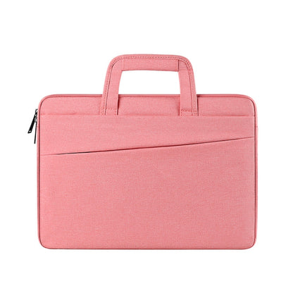 ST03 Waterproof Laptop Storage Bag Briefcase Multi-compartment Laptop Sleeve, Size: 13.3 inches(Pink) by buy2fix