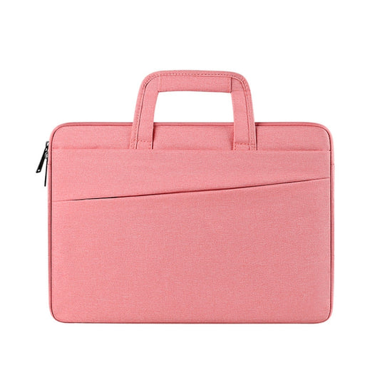 ST03 Waterproof Laptop Storage Bag Briefcase Multi-compartment Laptop Sleeve, Size: 13.3 inches(Pink) by buy2fix