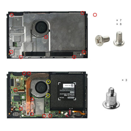 For Nintendo Switch 40pcs/ Set Screw Replacement Repair Kit Game Accessories by buy2fix