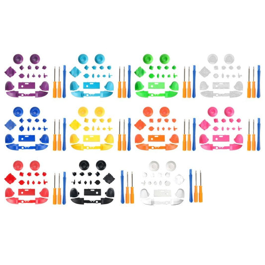 For Xbox Series X Controller Thumbstick LB RB Bumpers Trigger Buttons With Screwdriver Accessories(Blue) by buy2fix