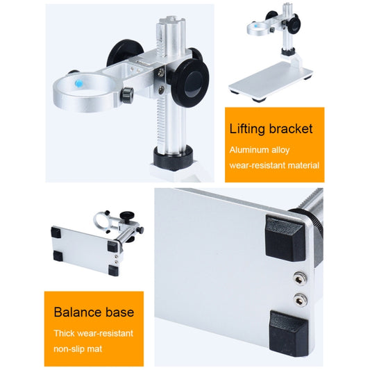 DM3 4.3-Inch Screen LED Light 1000X HD Portable Electronic Digital Microscope, Specification: Metal - Digital Microscope by buy2fix | Online Shopping UK | buy2fix
