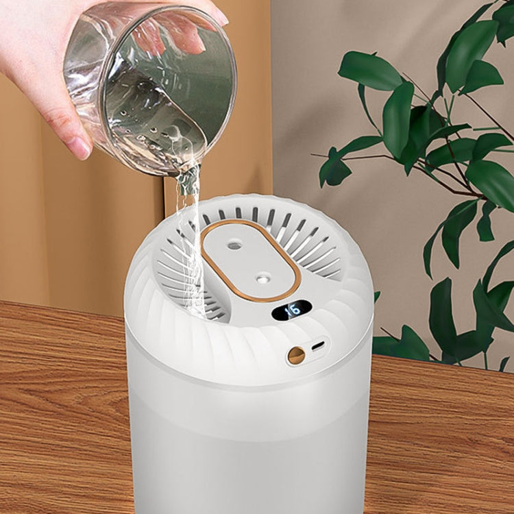 3000ml Double Nozzle Humidifier with Timing Digital Display and Colorful Ambient Light(White) - Air Purifiers & Accessories by buy2fix | Online Shopping UK | buy2fix