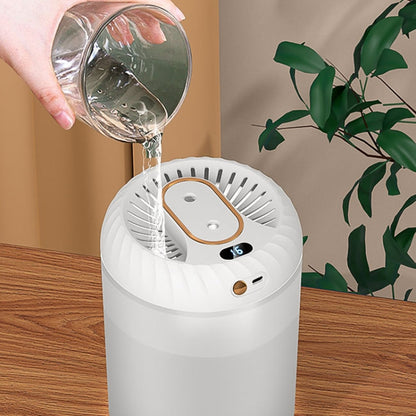 3000ml Double Nozzle Humidifier with Timing Digital Display and Colorful Ambient Light(White) - Air Purifiers & Accessories by buy2fix | Online Shopping UK | buy2fix