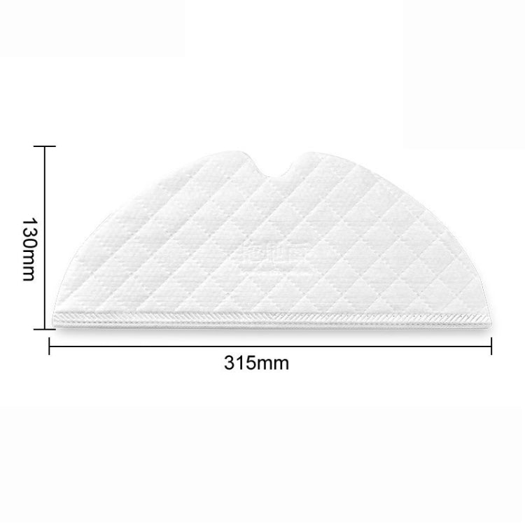For XIAOMI MIJIA Robot Vacuum Cleaner 1C 1T 2C 10pcs Mop Cleaning Cloth - For Xiaomi Accessories by buy2fix | Online Shopping UK | buy2fix