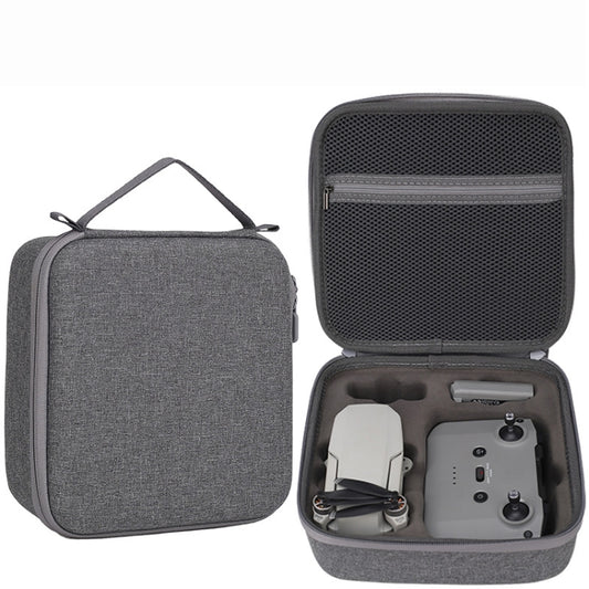 For DJI Mavic Mini 2 Dual Battery Storage Bag Handheld Protective Case(Light Grey) - Carry Cases & Bags by buy2fix | Online Shopping UK | buy2fix
