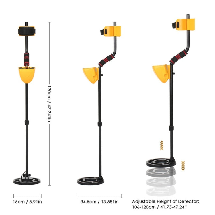 MD9020C High Sensitivity LCD Display Metal Detector - Metal Detector by buy2fix | Online Shopping UK | buy2fix